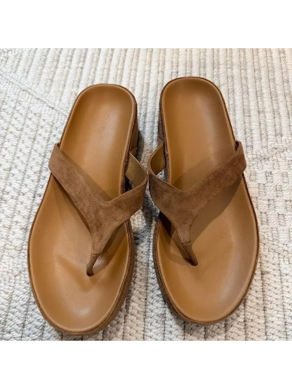 Tony Bianco Blaire Taupe Suede Platform Sandals